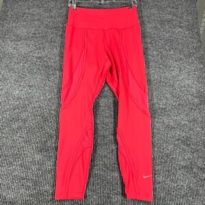 Nike Leggings Womens Medium Pink‎ Dri Fit Workout Training Active Gym Lift Run